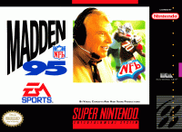 Madden NFL '95 Super Nintendo US box art